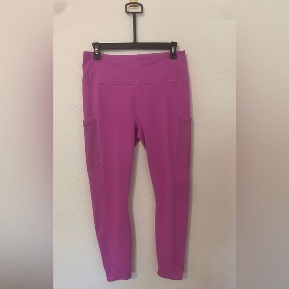 Fabletics Pants - PowerHold made by Fabletics Purple Women's Leggings XL